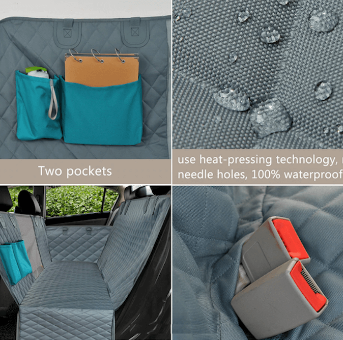 Dog's Waterproof Backseat Hammock Car Protector Cover