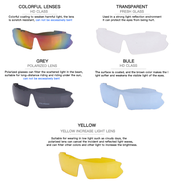 New Men or Women Polarized UV400 Cycling Eyewear Sunglasses 4 Colors