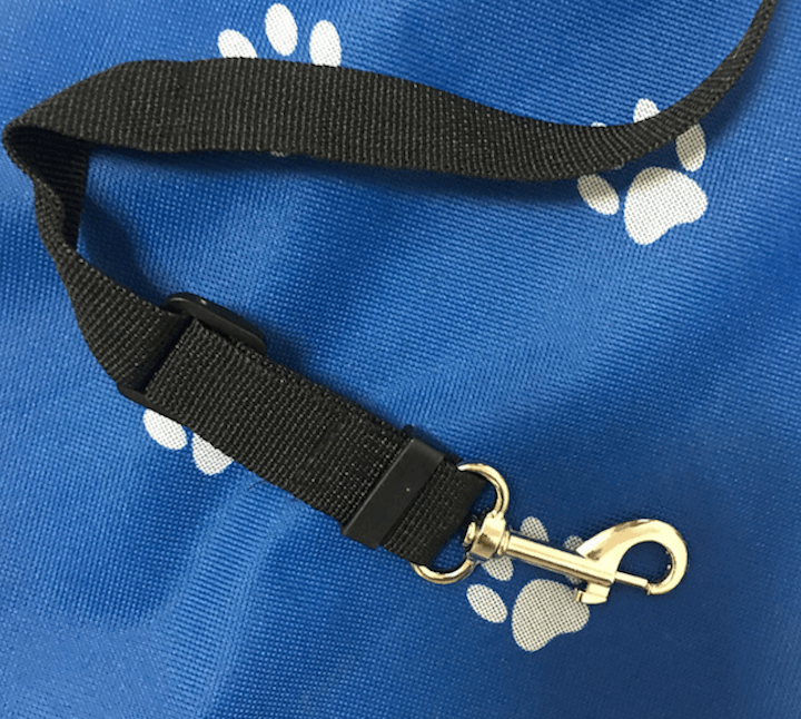 Dog Carrier Waterproof Rear Seat Back Cover Protector with Safety Belt