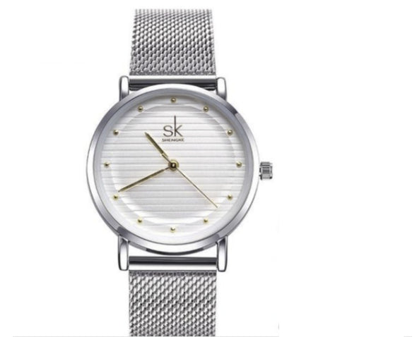 Elegant Watches for Women Milanese Stainless Steel Band