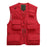 Outdoor Cargo Fishing Vests Multi-pockets Thin Plus Size