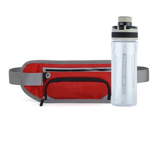 Sport Waist Belt Pack Cell Pocket Running Hiking Pouch Water Bottle