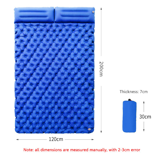 Outdoor Inflatable Cushion Waterproof Mattress Pad Foldable and Pillow