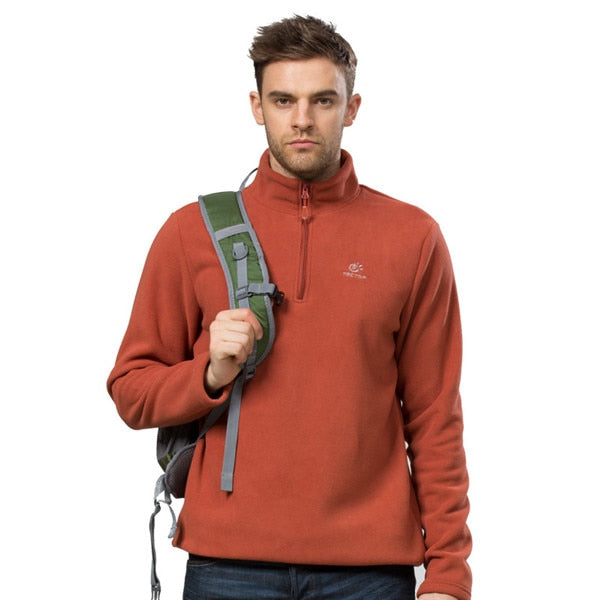 Outdoor Soft Jacket for Men Thermal Fleece S M L Plus