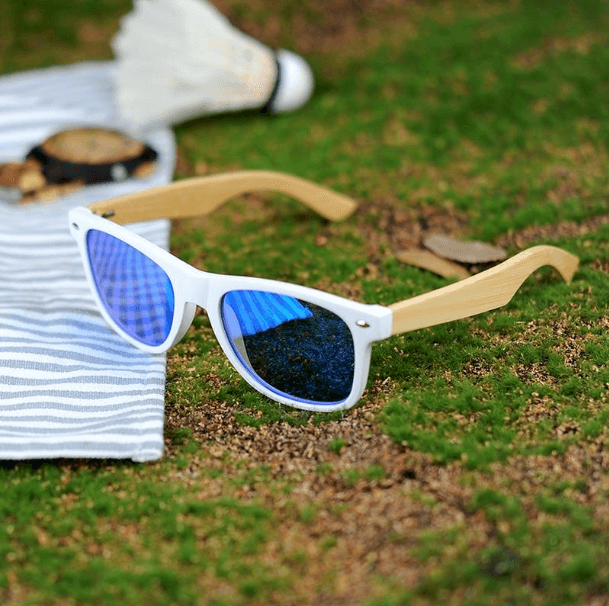 Sunglasses for Women Bamboo Polarized UV400 Anti Reflective